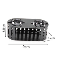 Miniature Dollhouse BBQ Grill Set for Early Education & Play