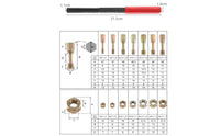 15 Pieces High Hardness Thread Repair Kit 45# Steel Screw Thread Restorer Kit Wear Resistant Rethread Repair Tool Precision Restoring for Mechanics, DIY Enthusiasts, Garage, Workshop