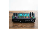 sound Card Realinstant Live Stream Audio Mixer Noise Reduction Broadcast Sound Mixer for Singers
