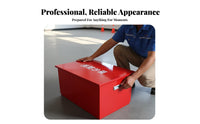 Thickened Material Fire Sand Box Heavy Duty Fire Extinguishing Sand Container Strong Load-Bearing Safety Equipment Deformation Resistant for Factory Workers, Property Managers, Gas Station Attendants, Factories, Construction Sites, Warehouses, Workplaces