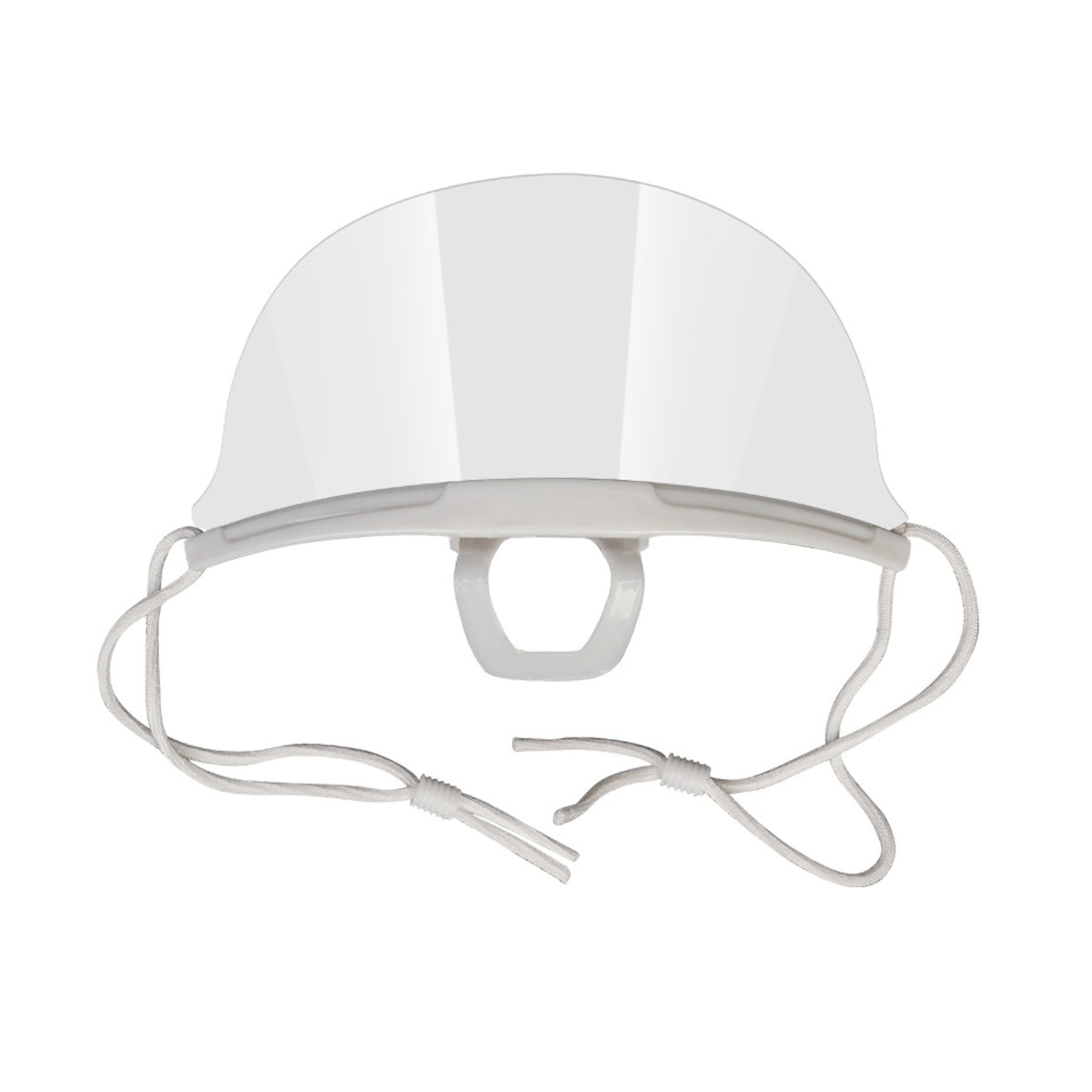 10 Pieces Hygienic Clear Mouth Guard with Ear Loops Adjustable Clear Face Mask with Chin Rests Lightweight Open Mouth Mask with Chin Rests Breathable for Food Service Workers, Servers, Receptionists, Restaurants, Kitchens, Salons