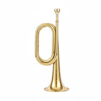 Call Trumpet Brass Bugle Full Tone Brass Bugle Instrument for Beginners, Students