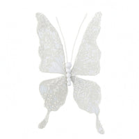 Beaded Lace Winged Creature Ornament Translucent Lace Winged Creature Ornament