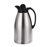 Stainless Steel Insulated Kettle Brushed Kettle with Antianti-Spill Spout Leakproof Thermal Carafe Sturdy for Office