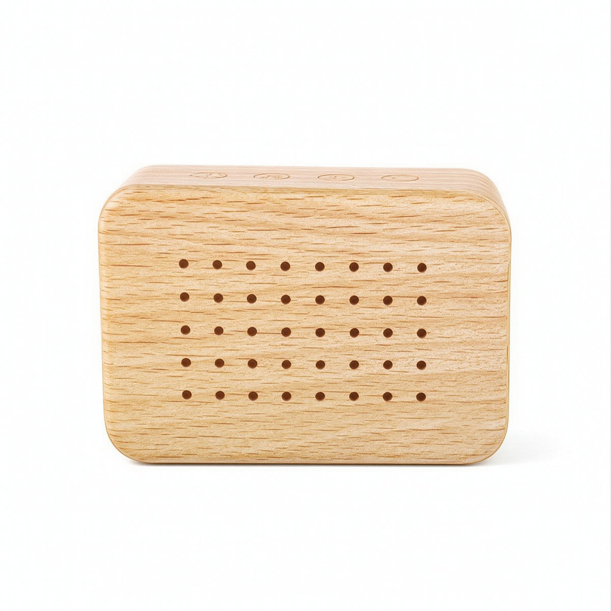 Beech Wood Sound Machine Portable Ambient Sound Machine for Light Sleepers, Bedroom, Meditation