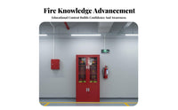 Multi-Compartment Design Micro Fire Station Cabinet Reinforced Construction Fire Equipment Cabinet High Visibility Red Heavy Duty for Safety Officers, Property Managers, Factory Supervisors, Factories, Public Buildings, Workshops, Warehouses