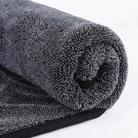 Microfibre Cloth and Microfiber Cloths, Double Sided Towel with Braided Pile Car Drying Towel, Super Absorbent for Car Washing and Cleaning