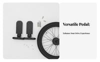 2 Pieces Foldable Foot Pegs Widened & Thickened Rear Seat Footrest Rear Passenger Foot Peg Non-Slip Surface for Children
