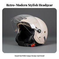 Retro 3C Certified Vintage Design Detachable Ear Pads for Men, Women, City Riding, Commuting