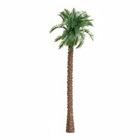 Sand Table Tree Model Lifelike Design Plastic Coconut Tree Model Mixed Sizes