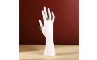 Realistic Shape Resin Hand Model Elegant Design Band Display Hand Polished Finish Band Bracelet Holder Long-Lasting Material for Jewelry Shop Owners, Shop Window, Countertop, Craft Fair, Dresser