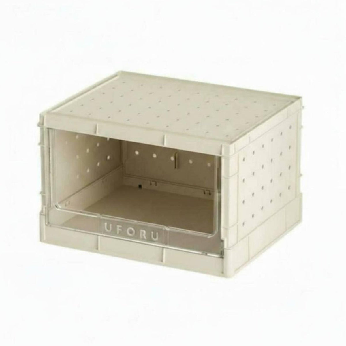 Transparent Clear Lidded Pegboard container particleresistant Lid Desktop Container multipurpose Organizer Case long-lasting for Office Workers, DIY hobbyists, Under Desk, Study Room, Workshop, Cacontaineret