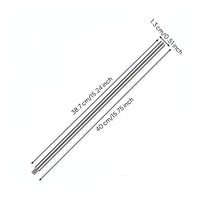 Wrench Extension Rod Professional Grade Threaded Extension Bar Hardware Straight Metal for Mechanics, Tight Areas