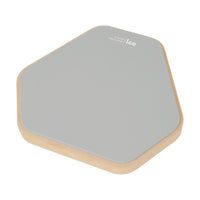 Drum Practice Pad Triangular Drum Pad with White Base Portable for Warm-Ups