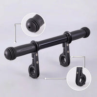 Bike Child Seat Armrest Secure Child Bike Seat Grip Bar Handlebar Universal Accessory Ergonomic for Toddlers, Family Rides