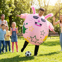 Inflatable Bunny Costume Funny Easter Bunny Inflatable Suit for Adults, Holiday, Stage Performances, Festivals