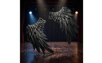 Costume Feathers with Control Box Easy to Wear Electric Feathers Feather-Shaped Prop for Actors