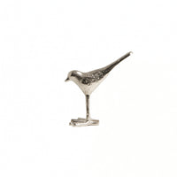 Bird Figurine Shiny Bird Ornament Handcrafted-Look Sculpture for Art Collectors, Console Table