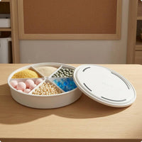 Removable Segments Sensory Play Tray Shallow Lid Sectioned Sensory Tray Molded Construction Children'toy Even Surface