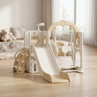 Young Child Slide and Swing Set Young Child Slide and Climber Playset Smooth Edges Multi-Feature Play Structure for Young Children, Playroom