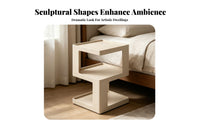 Nordic Side Table Nightstand Table Room Furniture Tray Top Minimalist for Bedside