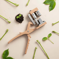 High Survival Rate Fruit Tree Grafting Pliers Anti-Slip Handle V-Cut Grafting Tool Long-Lasting Pruning Equipment for Gardeners