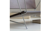 Transparent Reading Rack Stand Stable Desktop Display Rack Easy to Polished Metal Book Holder for Study Room