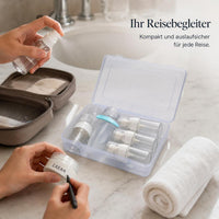 Travel Portable Cosmetic Bottle Set Lotion Press Pump Spray Mist Cream Jars
