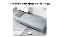 Space-Saving Fold-extendable Ottoman Bed Foldable Sleeper Sofa Multi-Functional Design transformable Furniture Sturdy Frame for Apartment Dwellers, Guests, Students, Small Spaces, Living Room, Bedroom, RV