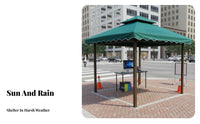 Fourleg Pavilion Rainproof Heavy-Duty Advertising Tent Waterproof Commercial Canopy for Businesses, Families, Parks, Outdoor Events, Garden