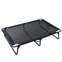Foldable Elevated Dog Bed with Breathable Mesh, No Assembly Required