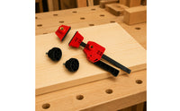 2 Pieces 20 Mm Hole Woodworking Tabletop Clamp Lever Handle Tabletop Woodworking Clamp Hand-Tightening Knobs Clamping Tool Engineering Plastic for Woodworkers, Workbenches