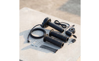 Anti-Slip Twist Throttle with Keys Textured Throttle Grip Set with Key Universal Responsive for Builders, DIY Builds