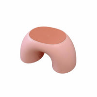 Sturdy Support Arch Leg Stool Cute Chubby Design Household Furniture Multi-Functional Footrest Wide Legs for Children, Office Workers, Home-Based Professionals, Living Room, Bedroom, Entryway, Under Desk