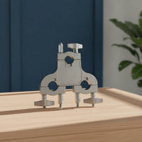 Three-Hole Platform Mount Metal Expansion Clamp Secure Drum Clamp Heavy-Duty for Stage