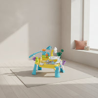 Summer Water Play Table Interactive Sensory Table with Water Circulator Outdoor Easy to Use for Backyard