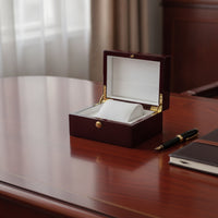 Solid Wood Wooden Watch Box Luxury Watch Box with Cushion Premium Lacquered for Enthusiasts, Collectors, Storage, Gift Packaging, Display