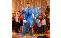 Inflatable Elephant Costume Blow Mountedon Elephant Costume Adult Disguise for Adults, Stage Performances, Christmas Events