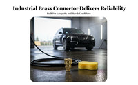 Sturdy Metal Construction Pressure Washer Quick Connect 1/4 Inch Quick Connect Adapter Leak-Proof for DIY Enthusiasts