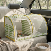 Back Seat Pet House Anti-Slip Car Dog Kennel Portable Foldable Pet Carrier for Cat Owners