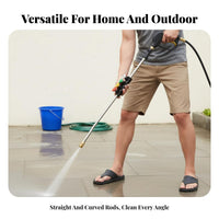Quick Connect High Pressure Washer Spray Lance Multi-Angle Cleaning Pressure Washer Extension Wand Long-Lasting Stainless Steel