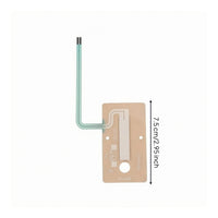 Replacement Part Drum Pedal Trigger Sensor Flexible Ribbon Lead Electronic Drum Trigger Sensor Mounting Holes