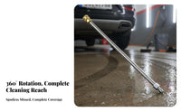 1/4 Inch Quick Connect Undercarriage Cleaner Long-Lasting Chassis Washer Wear Resistant for Car Owners, DIY Enthusiasts, Driveway, Sidewalk