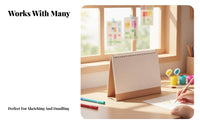 Blank Desk Calendar, DIY Handmade, Student Drawing, Creative Planner
