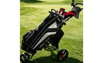 3 Wheel Golf Push Cart Portable 3 Wheel Golf Trolley Sturdy Frame Athletic Gear for Golfers