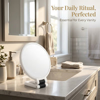 20X Magnifying Makeup Mirror Double Sided, Folding Handheld with Handle, Portable Hand Held for Elderly Women