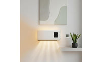 Wall-Mounted Electric Heater Compact Electric Wall Heater Rounded-Corner
