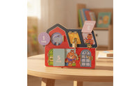 Busy Board with Wooden Board Preschool Motor Skills Toy for Young Children