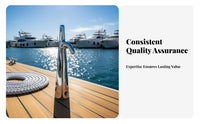 Boat Hook Head Docking Hook Head Seafaring Hardware Polished Finish Docking Equipment Long-Lasting for Boats, Yachts