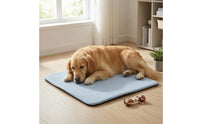 Breathable Cooling Sleeping Pad Ice-Silk Style Cooling Pet Mat Textured Low-Rise for Dogs, Cats, Resting